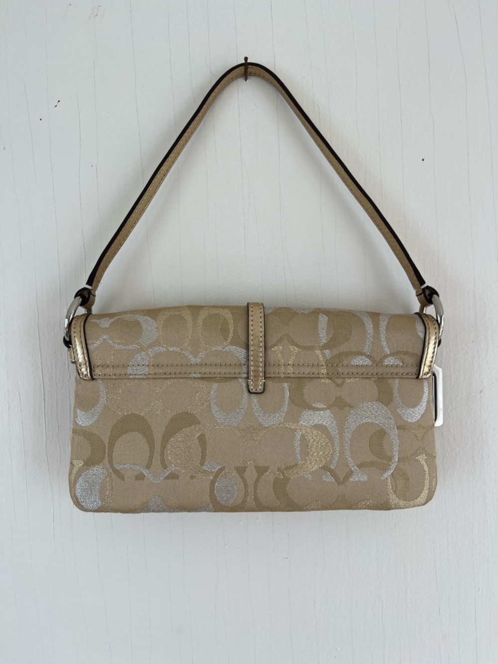 Vintage Coach Hamptons Optic Clip Shoulder Bag - Picture 3 of 7